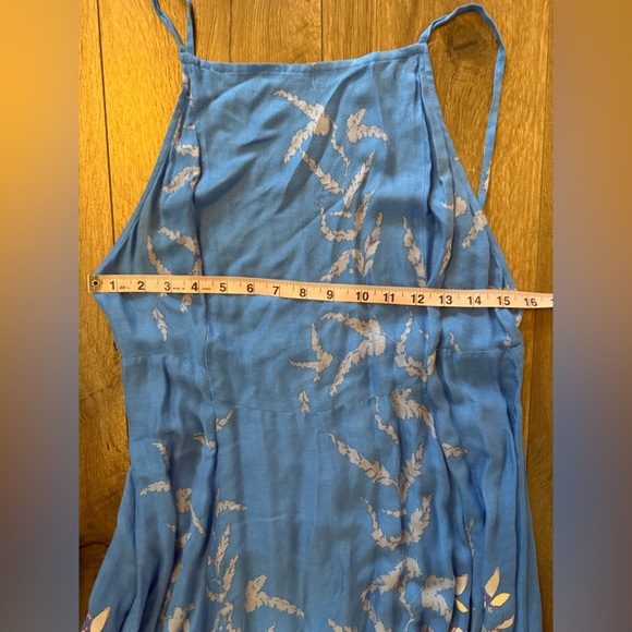 Free People Embrace It Floral Print Square Neck Maxi Dress Size Small - Picture 10 of 10